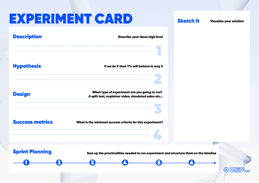 experiment card